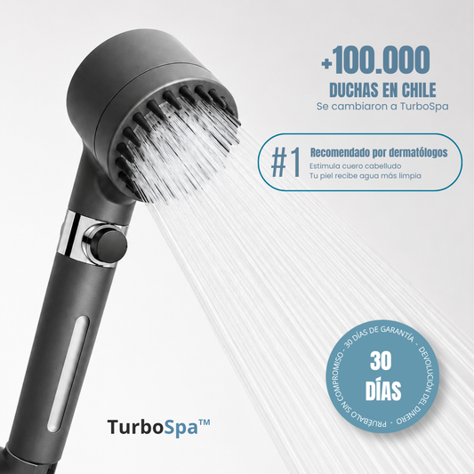TurboSpa - Cabezal ducha filtro 3 en 1